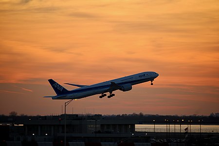 Airline Taking Off