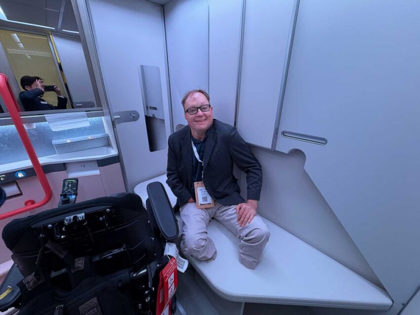 Airplane Lavatory with Adult Changing Table