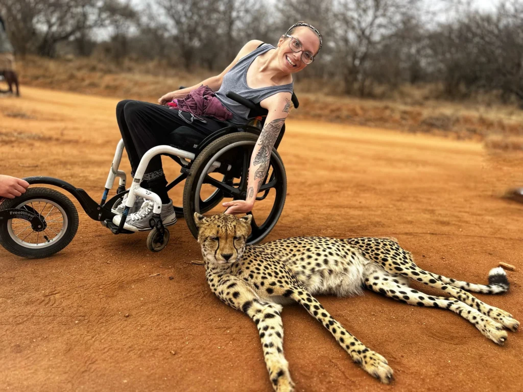 Cheetahs are a Wheelchair Girl’s Best Friend in Johannesburg