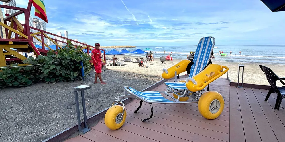 cartagena beach wheelchairs