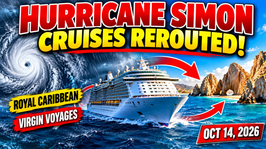 HURRICANE SIMON DISRUPTS CRUISE VACATIONS